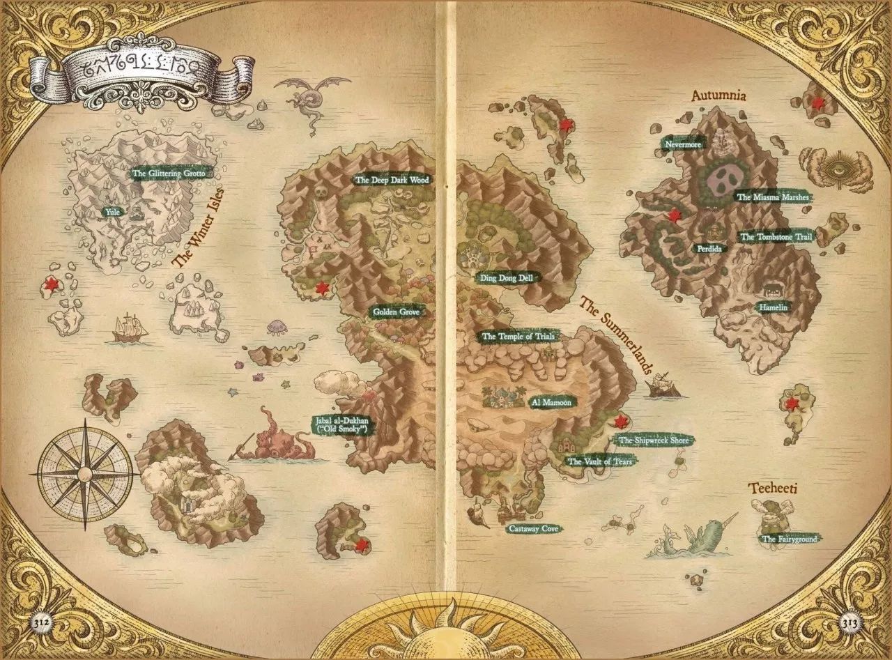 《二之国1:白色圣灰的女王》世界地图图片