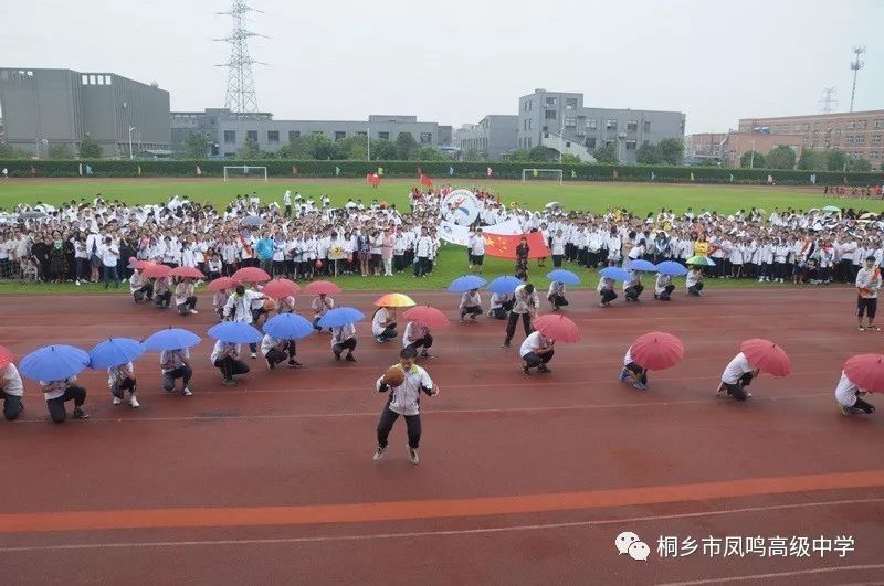 【校园新闻】桐乡市凤鸣高级中学第十三届校运动会开幕啦!