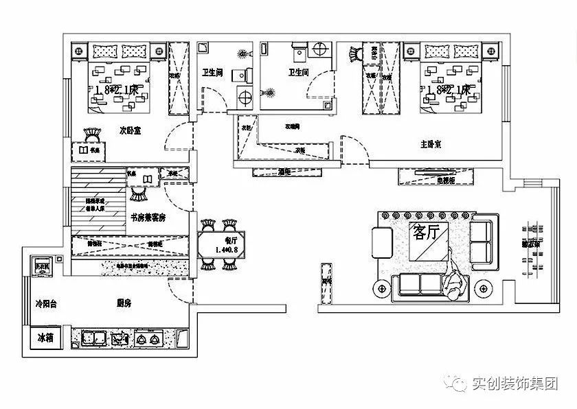 户型图包含项目:含基础装修,拆改,欧普灯具,堤丹墙漆,瑞士卢森地板