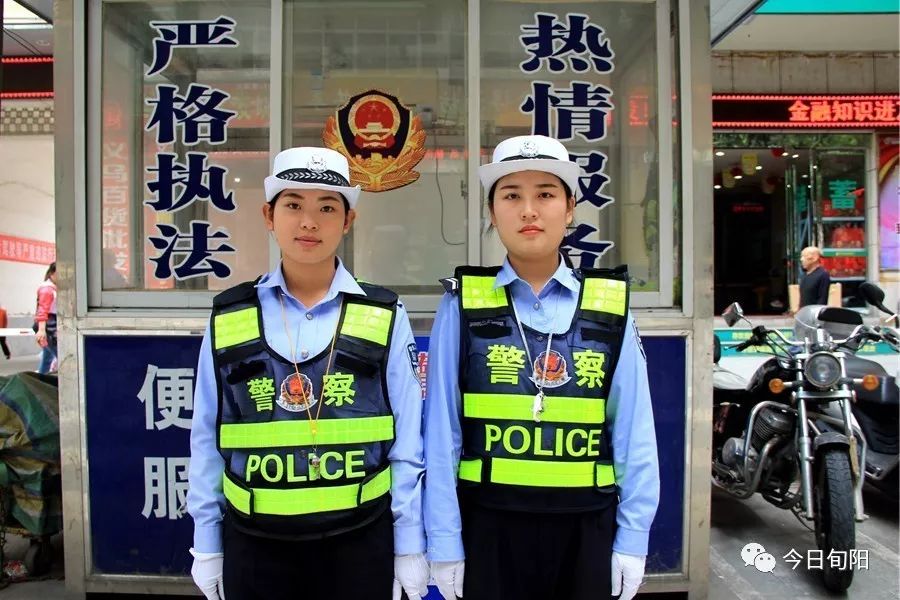 旬阳最美女交警上演"生死时速"