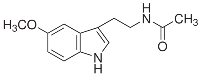 褪黑素分子结构式