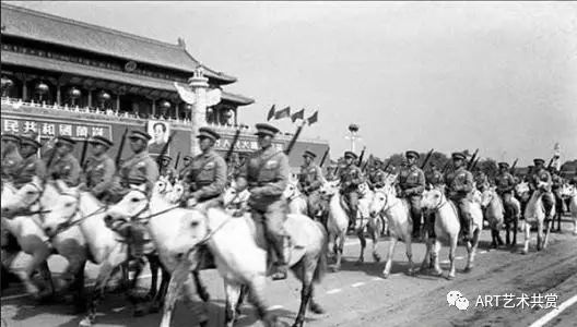 1959年10月1日,中国人民解放军受检部队.