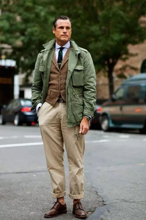 工装外套穿出自己的风格,尽显型男风范
