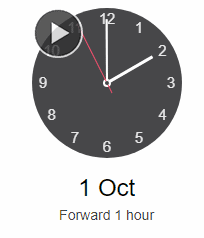 10月1日 (周日)凌晨两点,澳洲的夏令时将正式开始啦!