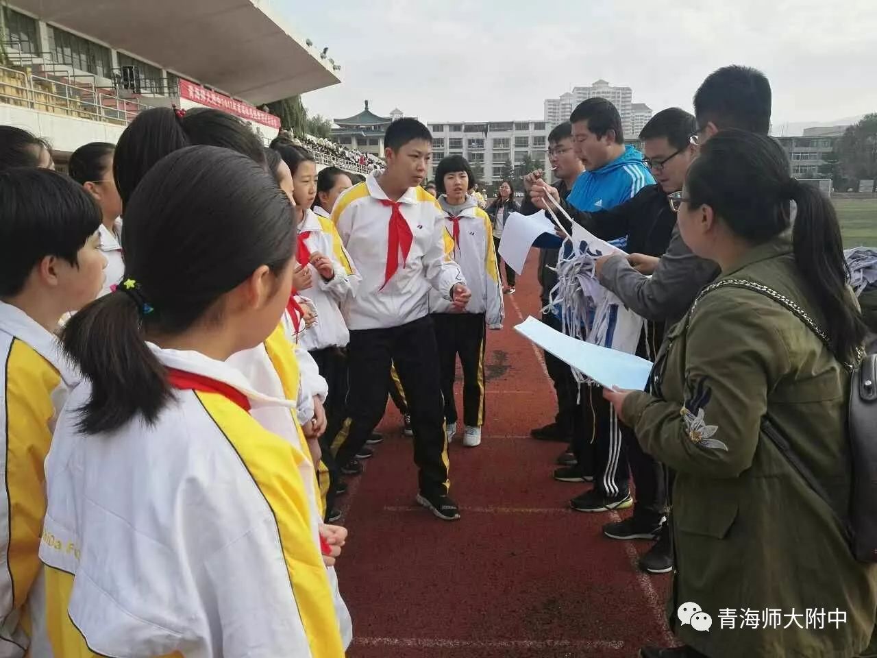 青海师大附中2017年首届体质测试运动会开幕啦