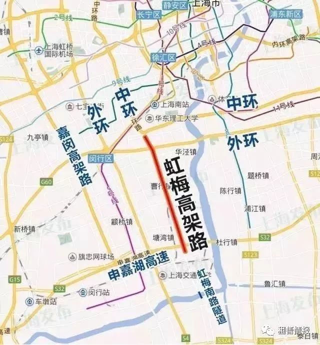 极大改善闵行中南部地区居民的出行,梅陇,春申,曹行,吴泾,江川等地区