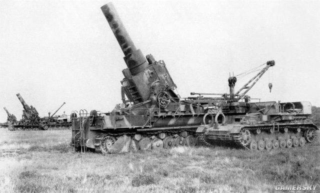 二战德国攻城掠地的秘密武器之一:卡尔600毫米自行迫击炮
