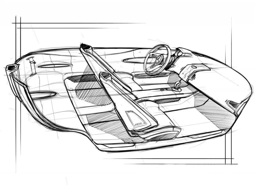 汽车内饰手绘草图集锦!