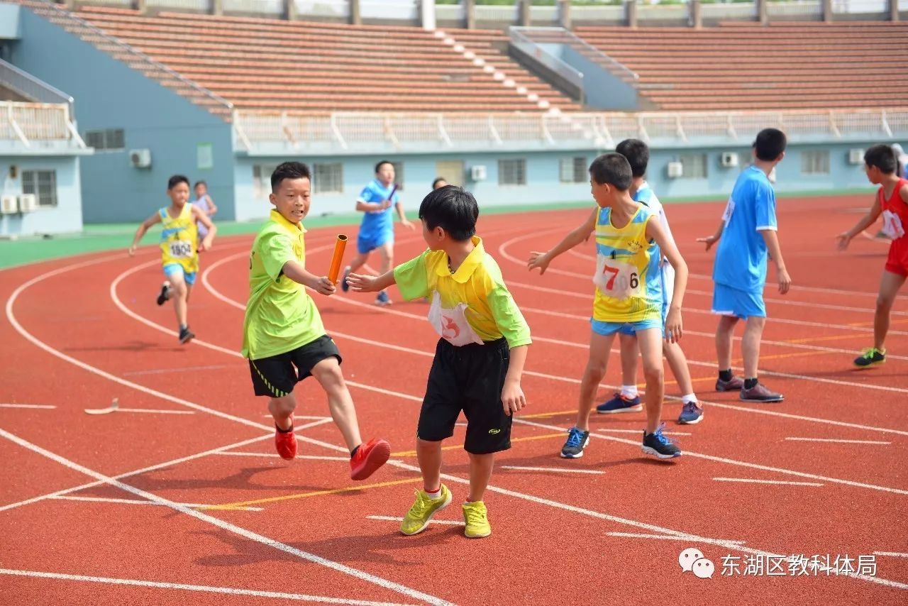 展体育风采竞拼搏精神2017年东湖区中小学生田径运动会圆满落幕