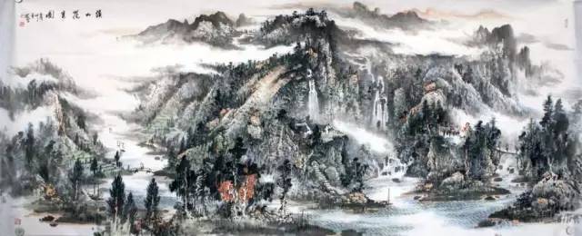 【国画】| 中国现代山水画名家 作品赏析