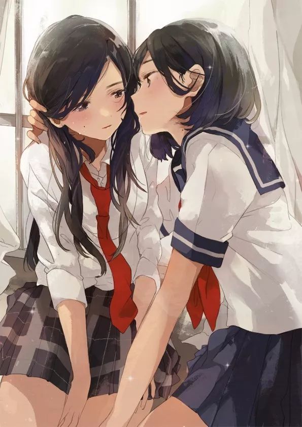 百合少女 插画师 フライ p站id=1024922