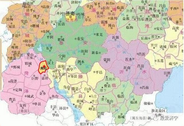 原属于湖西专区的嘉祥县,金乡县,鱼台县划归济宁专区,南旺县同时也被