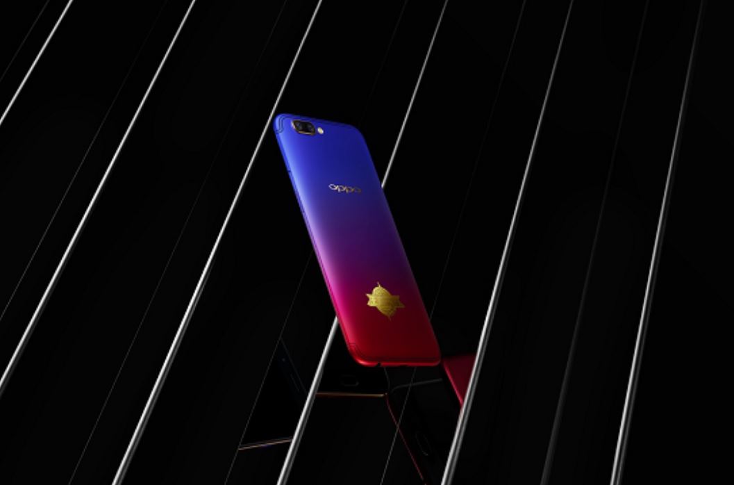 oppo r11王者荣耀红蓝渐变版真的美哭