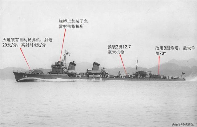 "深雪"号在1934年的一次训练中与"雷"号驱逐舰相撞失事,余下23艘在