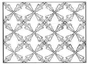 双交四椀样式棂花