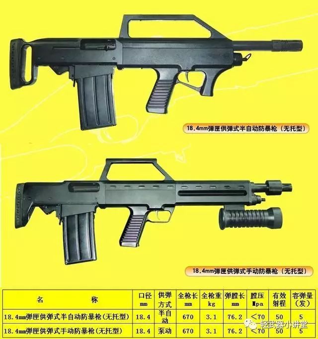 详解国产97式184毫米防暴枪霰弹枪