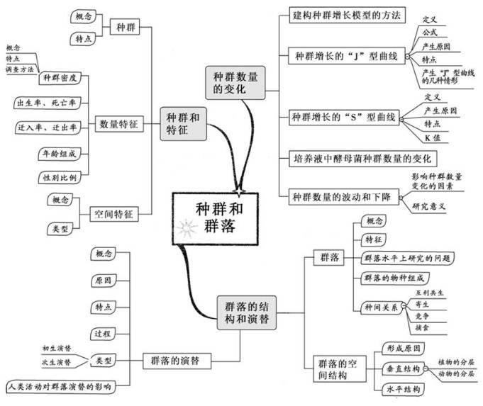 高中生物思维导图