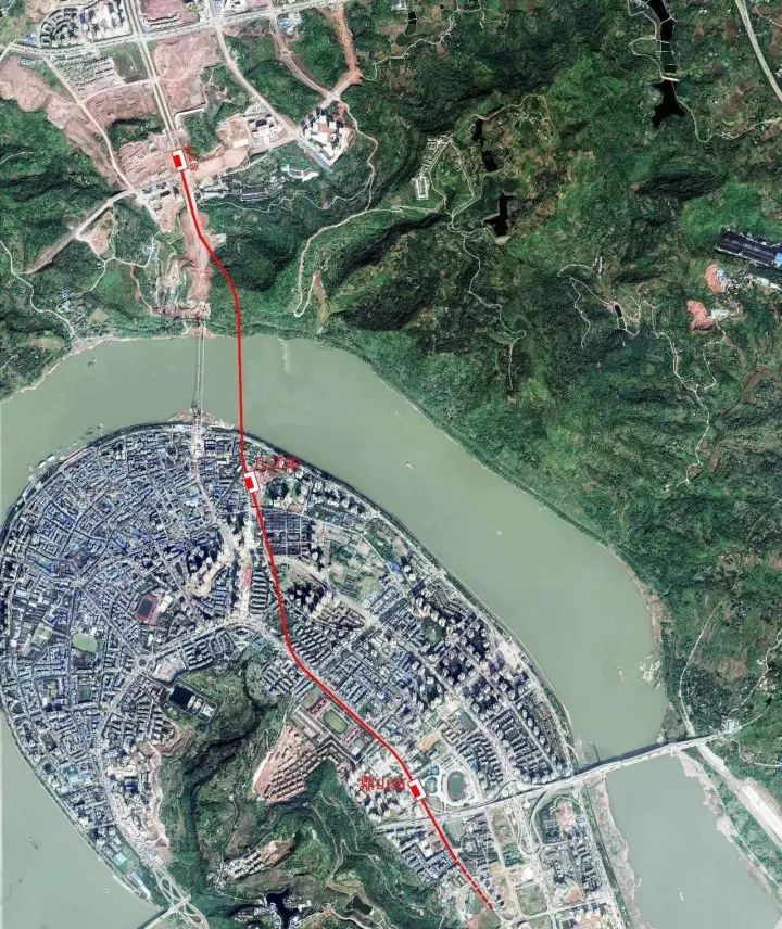 该线路将与在建的5号线跳磴至滨江新城圣泉寺站贯通,形成江津城区"一