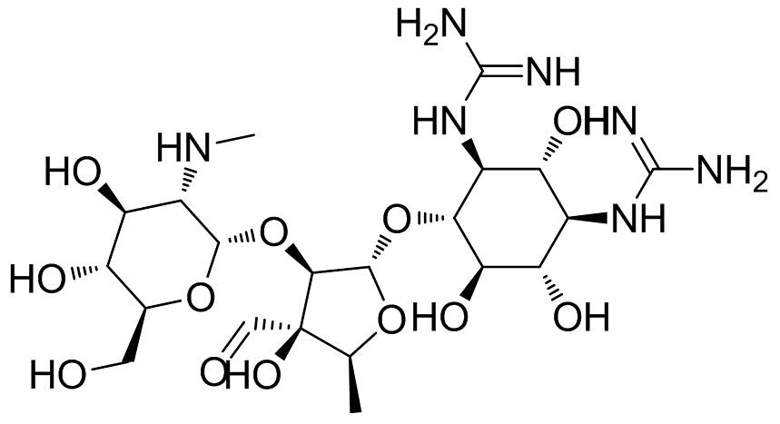 对铜绿假单胞菌有明显抗菌活性,毒性也较低,分析其化学结构,与链霉素