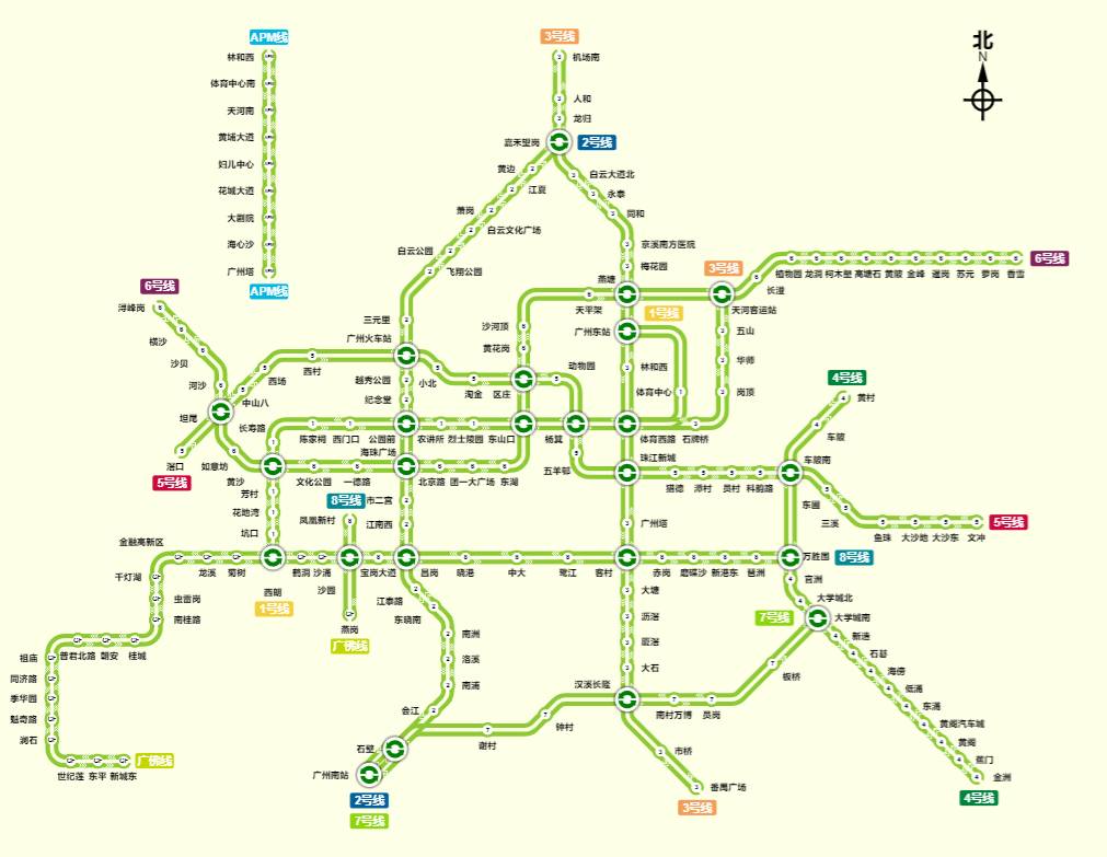 坐地铁游广州,7条线28个景点,好玩的都在这里了!
