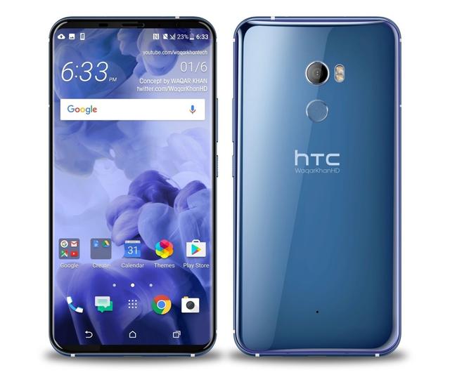 htc u11plus渲染图