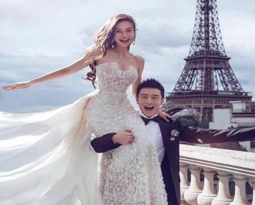 时尚 正文  中国女演员angelababy结婚时穿的是迪奥的高级定制时装