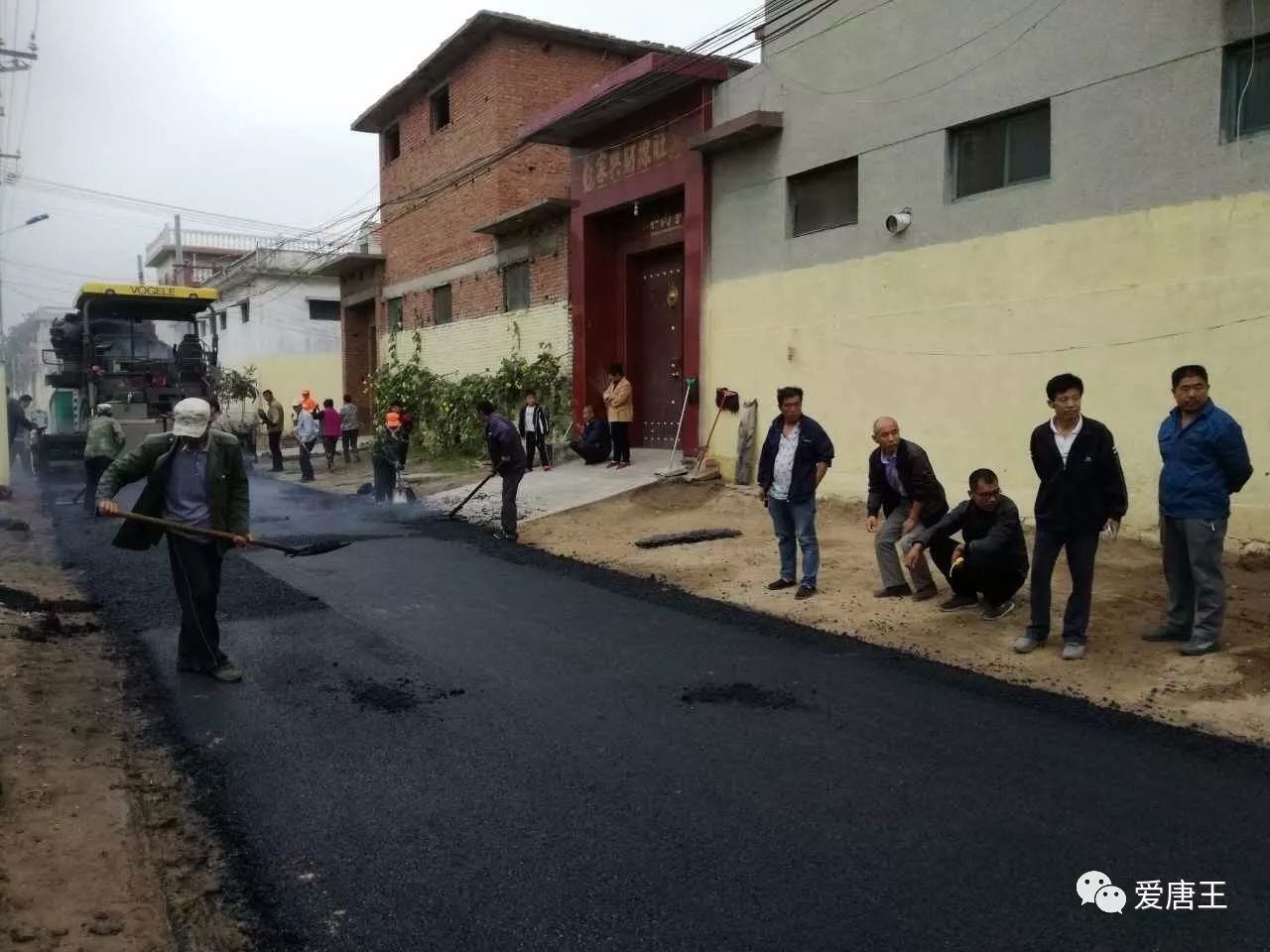 唐王镇村级公路网化示范县工程开工啦