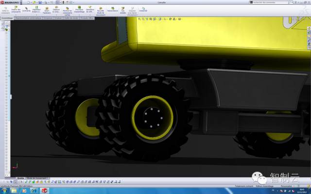 【工程机械】cat四挖掘机模型图纸 solidworks设计 挖土机数模