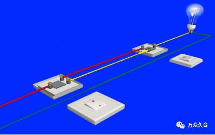 一灯双控接线图 三个条件: 1,开关:电力电子器件工作在开关状态而不