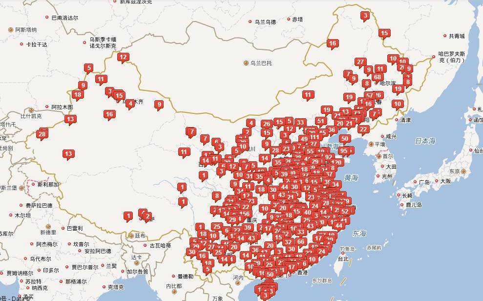 投资人眼中的中国地图,适合收藏!