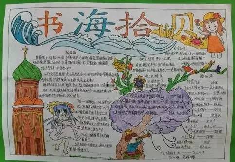 小学生优秀读书手抄报大全