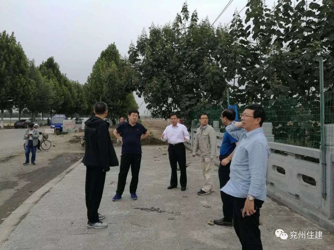 周相华副区长现场调度兖州区重点城建项目