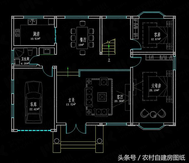 15x10米经典二层小别墅,四款户型布局,哪种更实用