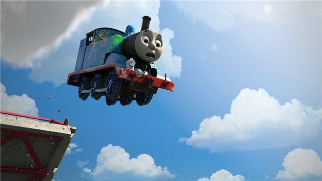 托马斯大电影四象热映全世界火车同场竞技和英国老牌动画片一起过节