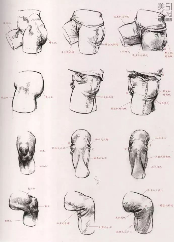 【教程】速写衣服褶皱规律总结,轻松搞定7种衣褶!
