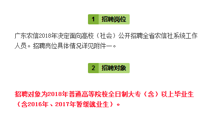 广东农村信用社招聘_2019广东省农村信用社校园招聘公告(2)