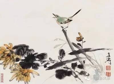 花鸟大师王雪涛画菊作品20幅!