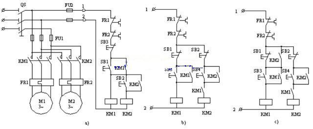 电气控制线路图控制原理图解分析