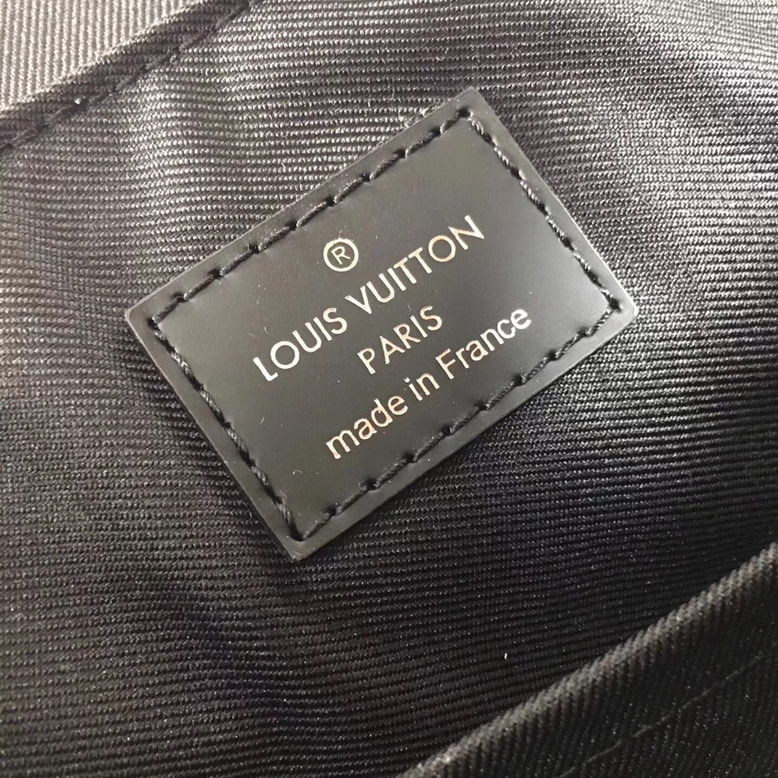 lv n41054 damier graphite标签贴饰 district 小号手袋 路易威登