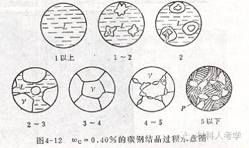 省略fe3cⅢ, 最终组织: α(铁素体)  p (珠光体)