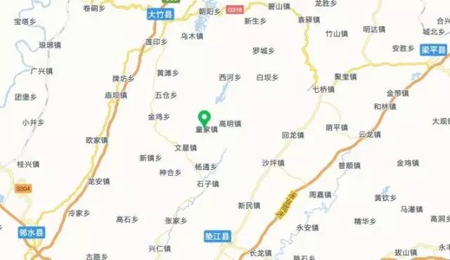 看地图↓↓↓ 大竹县童家乡简介如下: 川东铜锣山脉中段山麓,距县城