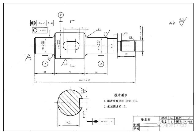 工程图常用技术要求汇总让你的图纸显得更专业