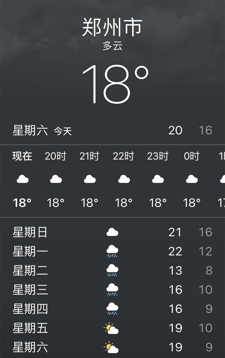 降雨 降温,郑州天气马上变脸!