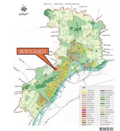 根据规划,南京北站将建在江北新区高新区,从之前的选址来看,南京北站