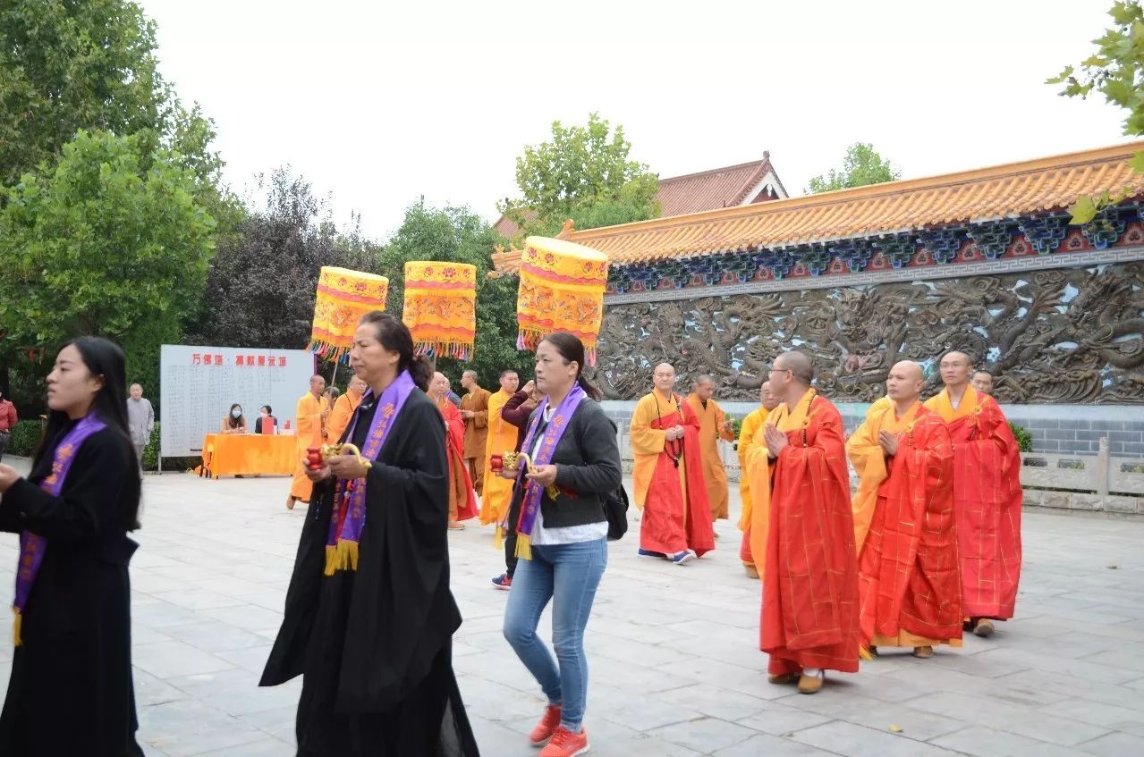 佛教视界丨定陶仿山寺万佛塔奠基仪式圆满结束一起回顾今日盛况