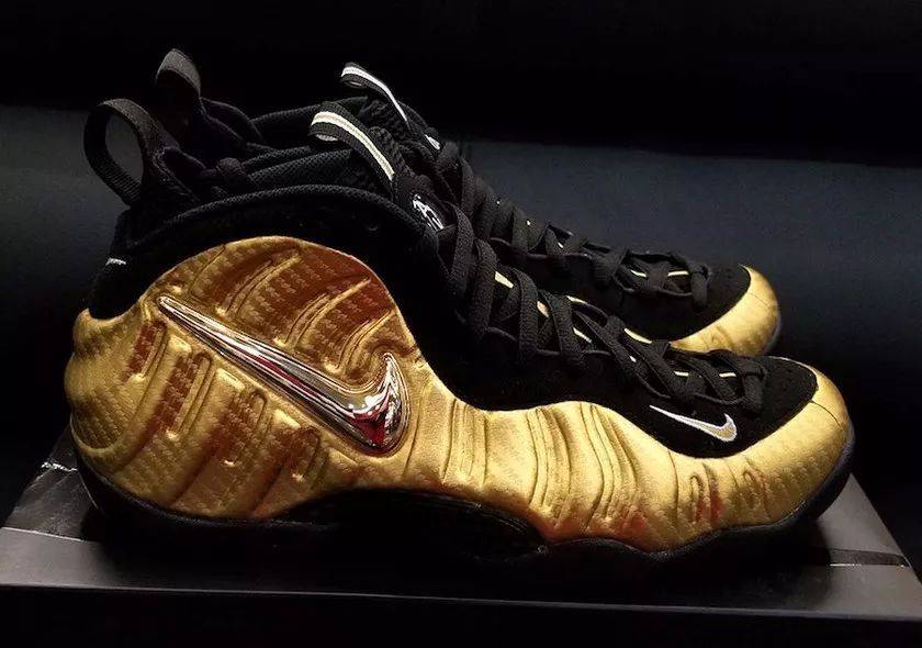 奢华金色,nike air foamposite pro metallic gold 10