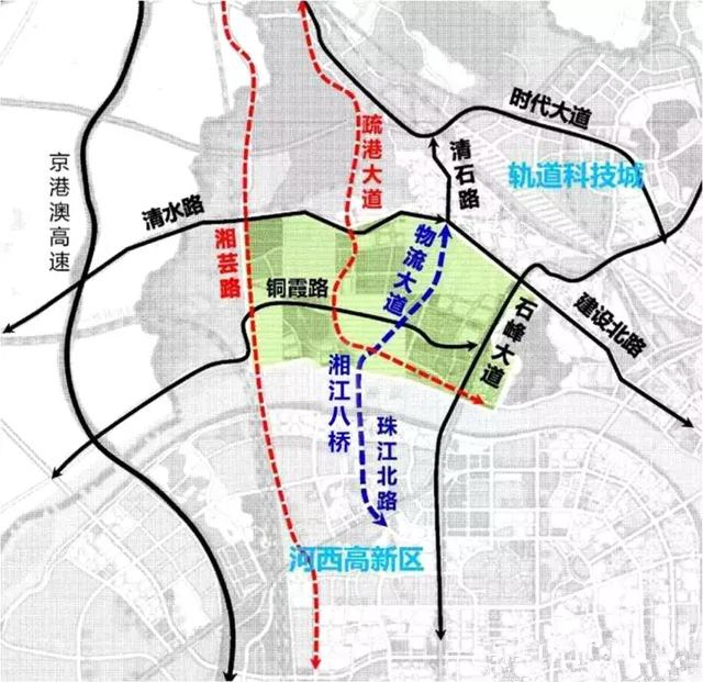 株洲要建湘江八桥了!连接清水塘和栗雨工业园