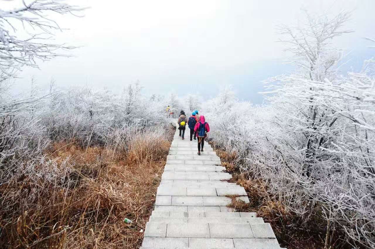 悦徒户外12月9号梅山龙宫~蚩尤故里大熊山雾凇徒步活动召集