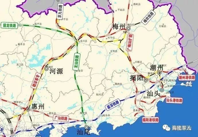 2017年6月,京九铁路龙川至汕尾-龙汕铁路支线正式启动线路规划,汕尾市