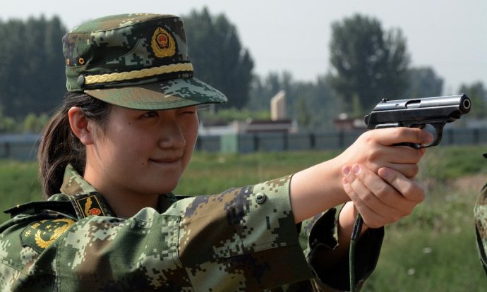 中国部队女兵内衣_中国女兵(3)